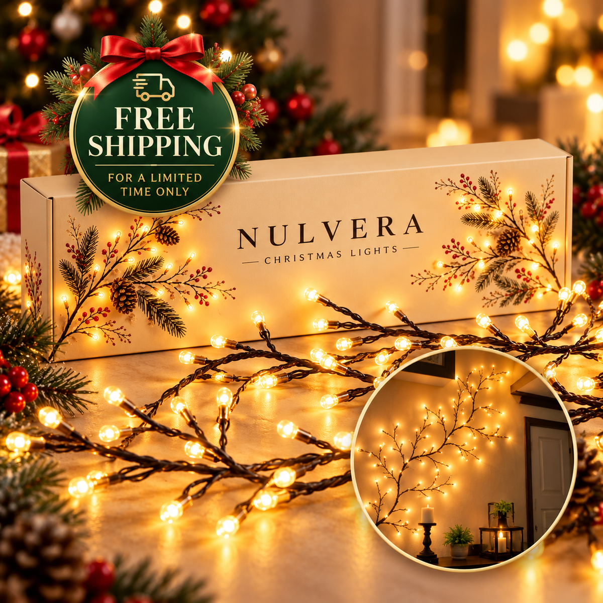 Nulvera Christmas Lights